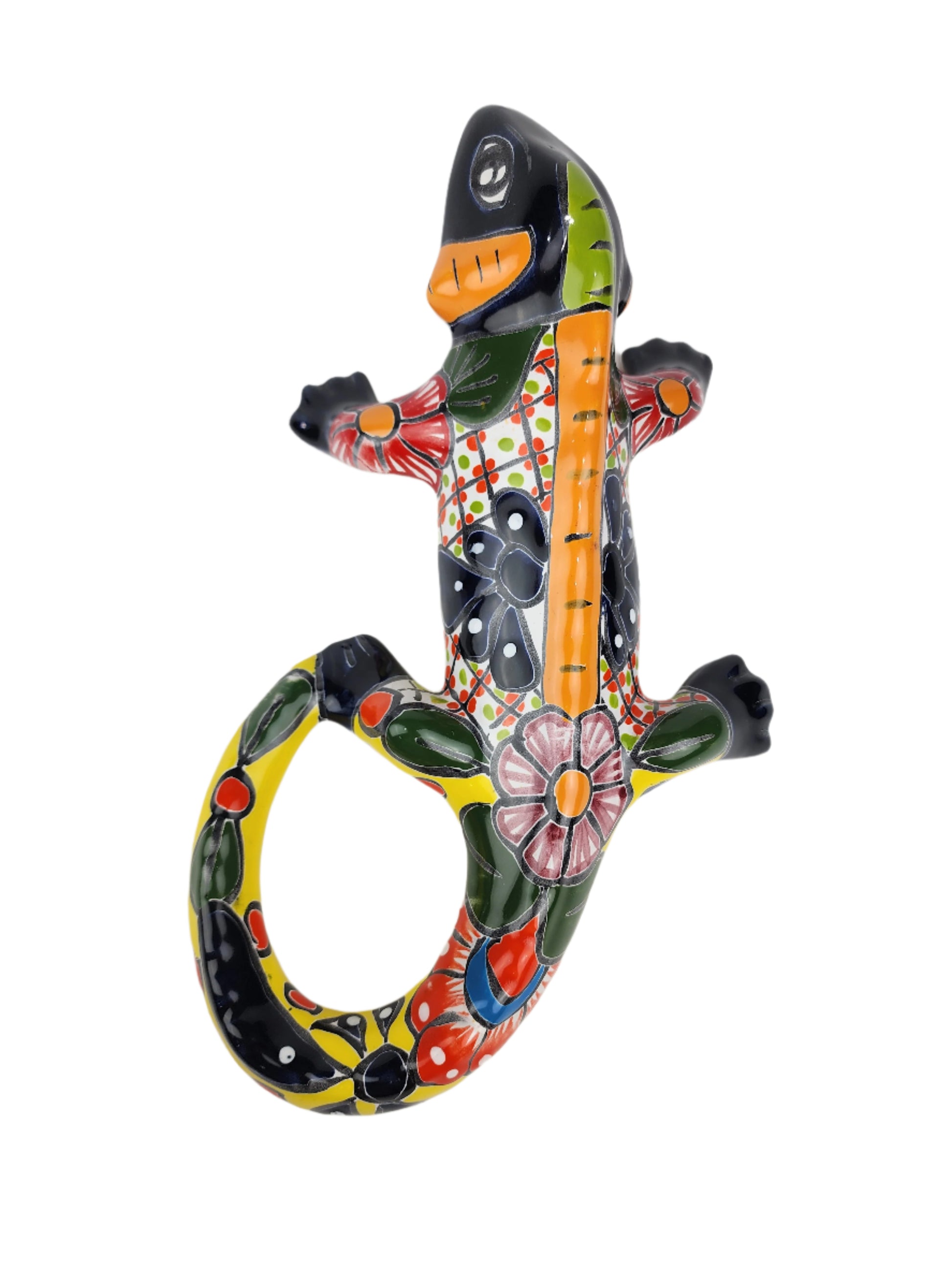 Hand-Painted Mexican Iguanas