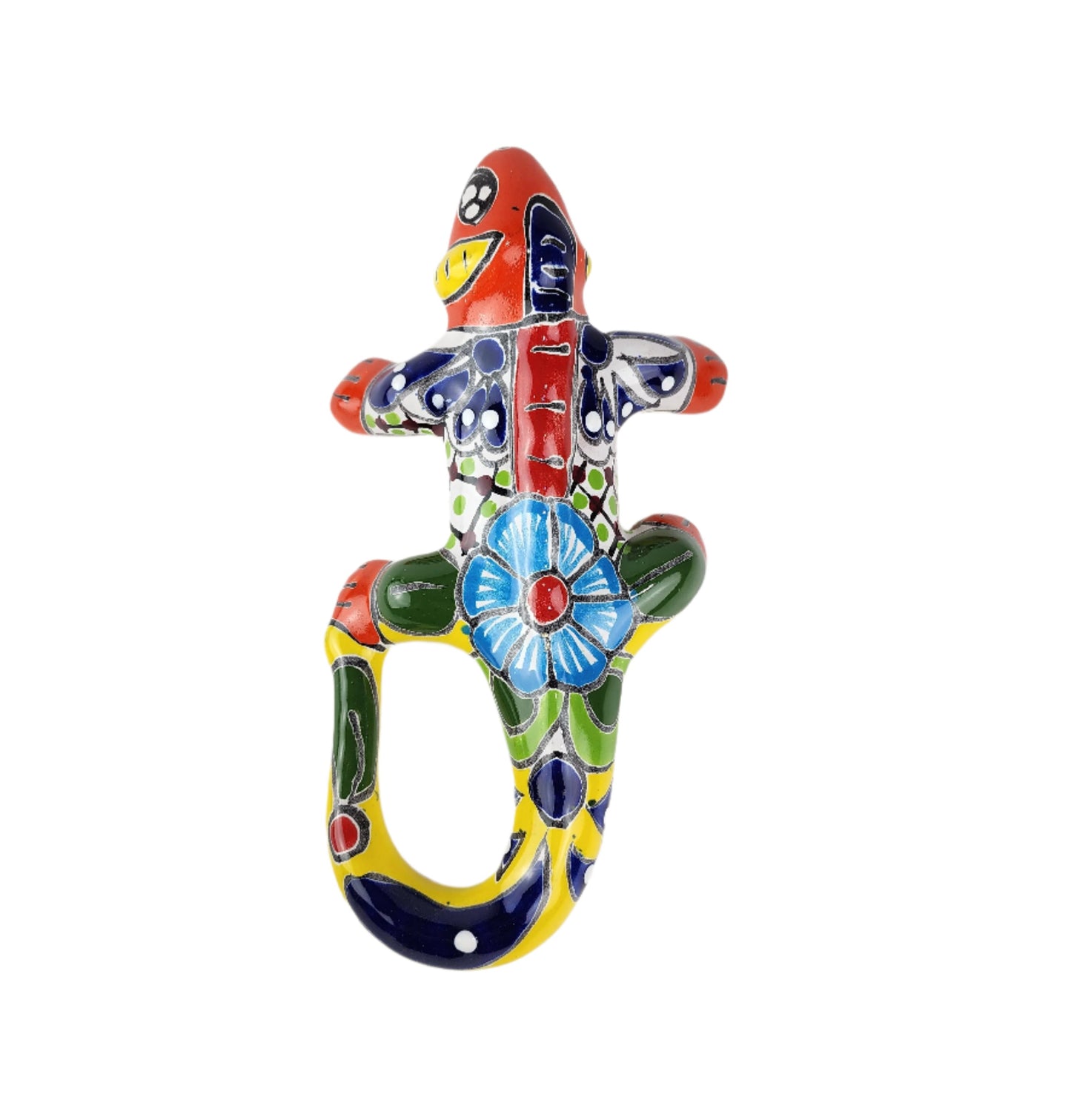 Artisan Iguana Figurine - Casa Villa Arte