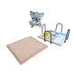 Ceramic Jaguar Wall Decor & Lotería Coaster Set w/ Holder