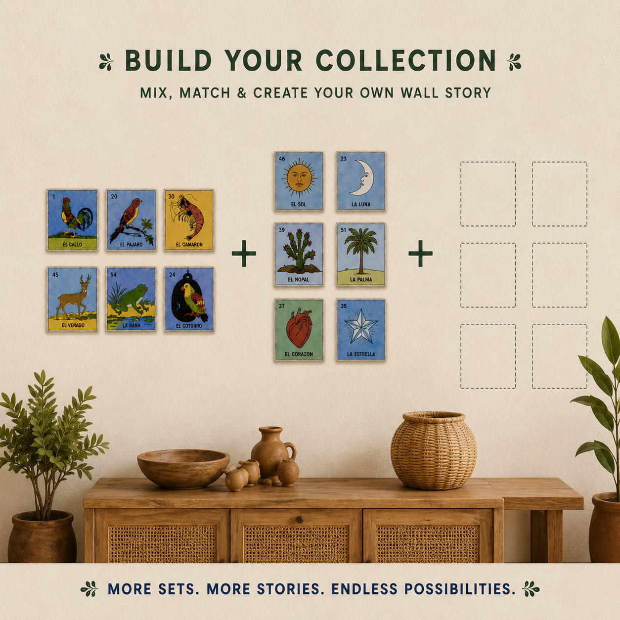The Animals Collection – 6-Piece Lotería Tile Bundle