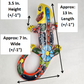 Multicolor Ceramic Iguana – Yellow Talavera Wall Lizard