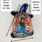 Talavera-Style Ceramic Turtle Figurine 8.5" – Mexican Folk Art Décor