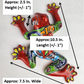 Red Talavera Frog – Handcrafted Mexican Garden Decor