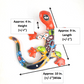 Talavera Gecko – Outdoor Garden Wall Decor