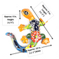 Vibrant Gecko Wall Art – Hand-Painted Mexican Ceramic Decor