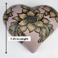 Hand Painted Ceramic Heart – Mexican Folk Art for Home or Office Décor