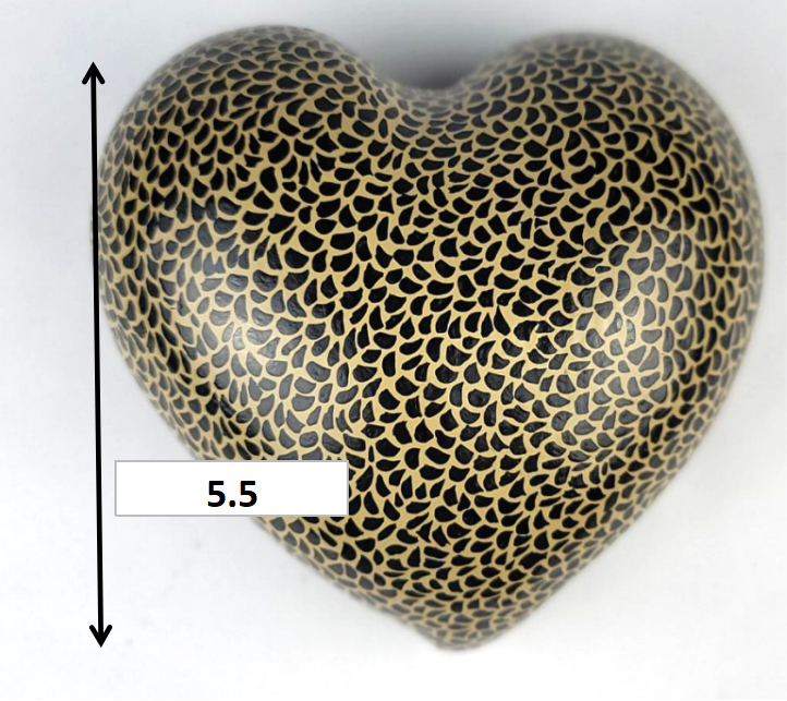 Mexican Ceramic Heart Wall Decor & Loteria Coaster Set w/ Holder