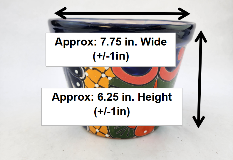 Talavera Pot – Unique Ceramic Planter for Home or Garden