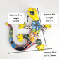 Hand-Painted Yellow Talavera Gecko Wall Decor – Mexican Ceramic Lizard