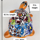 Weather-Resistant Ceramic Turtle - Handcrafted Home & Garden Art