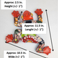 Orange Talavera Ceramic Frog – Handcrafted Mexican Garden Figurine