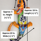 Handcrafted Orange Talavera Iguana – Mexican Ceramic Gift