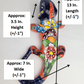 Handcrafted Orange Talavera Iguana – Mexican Folk Art Gift