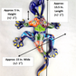 Handcrafted Blue Talavera Salamander – Mexican Ceramic Gift