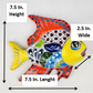 Colorful Ceramic Fish – Handmade Mexican Wall Art for Indoors/Outdoors