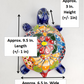 Blue Multicolor Talavera Turtle – Handmade Ceramic Figurine