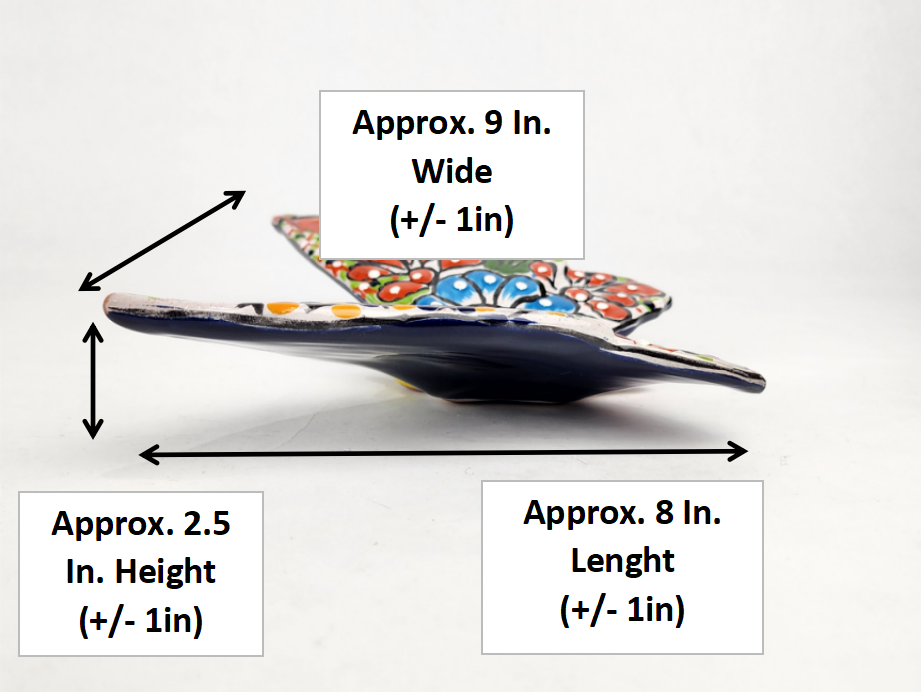 Talavera Butterfly Wall Art – Bright, Bold & Beautiful