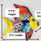 Ocean-Inspired Wall Fish – Unique Handcrafted Mexican Pottery