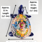 Hand-Painted Blue Talavera Turtle – Whimsical Ceramic Folk Art