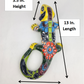 Colorful Talavera Iguana – Fun Mexican Folk Art for Garden