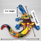 Handcrafted Talavera Gecko – Colorful Mexican Wall Art