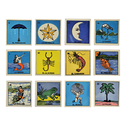 The Coast Collection – 12-Piece Lotería Tile Bundle