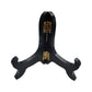 Black wood 4-inch display stand easel for ceramic tiles and mini artwork