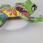 Handcrafted Green Talavera Frog – Mexican Ceramic Gift