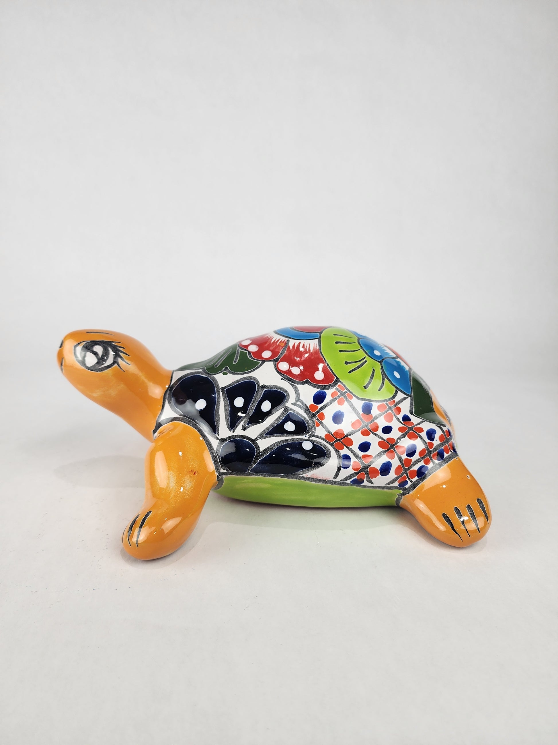 Talavera Turtle Figurine