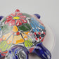 Blue Multicolor Talavera Turtle – Handmade Ceramic Figurine