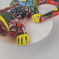 Multicolor Ceramic Iguana – Yellow Talavera Wall Lizard