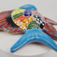 Mexican Ceramic Fish – Vibrant Garden or Patio Wall Art