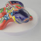 Orange Talavera Iguana – Handcrafted Mexican Wall Decor