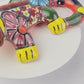 Yellow Talavera Ceramic Iguana – Multicolor Wall Art from Mexico