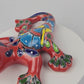 Handcrafted Red Talavera Salamander Wall Art Decor