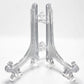 Clear acrylic display stand for Lotería tiles, decorative ceramic tiles, and small tabletop displays