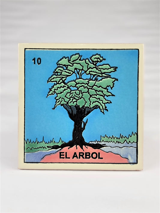 Mexican Loteria Tile Assorted Multi Purpose Drink Coasters #10