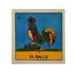 Ceramic Tile Drink Coaster Loteria #1 EL GALLO