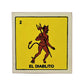 Ceramic Loteria Drink Coaster
