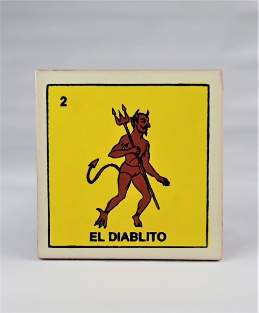 Mexican Loteria Tile Assorted Multi Purpose Drink Coasters #2