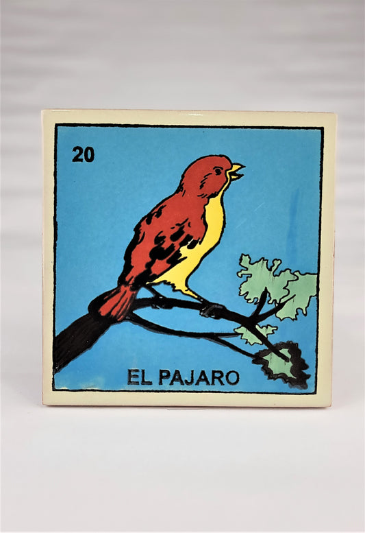 Mexican Loteria Tile Assorted Multi Purpose Drink Coasters #20