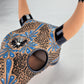Mexican Hand-Painted Ceramic Cow Skull Mexico Folk Art
