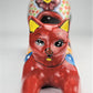 Hand-Painted Colorful Mexican Cat Pot – Ceramic Animal Figure Planter