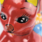 Hand-Painted Colorful Mexican Cat Pot – Ceramic Animal Figure Planter