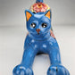 Mexican Hand-Painted Colorful Cat Planter