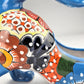 Mexican Hand-Painted Colorful Cat Planter