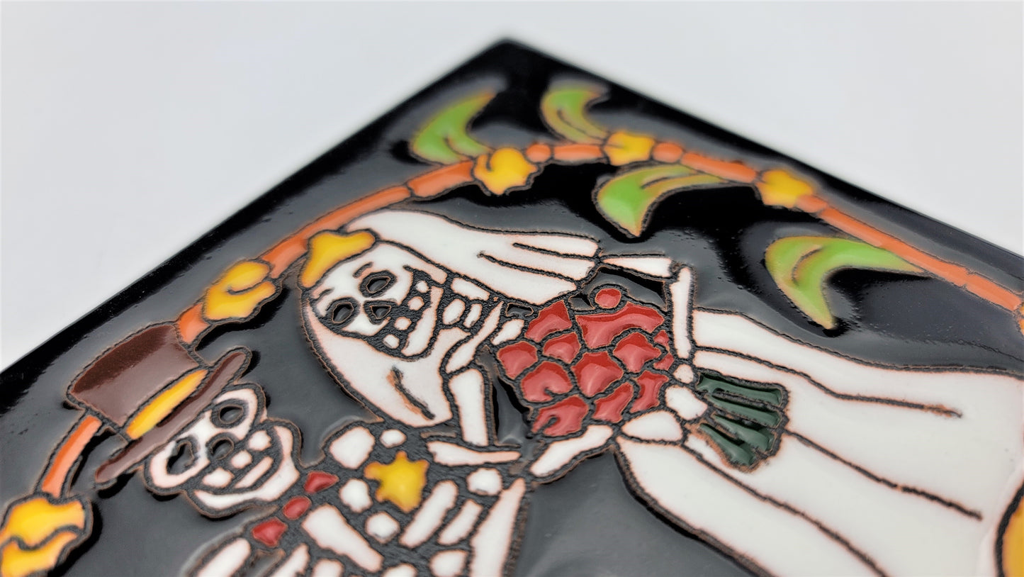 Day of the Dead Decorative Tiles Wedding