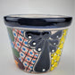 Mexico Pottery Talavera Hand-Painted Flower Pot 6" Blue