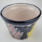 Mexico Pottery Talavera Hand-Painted Flower Pot 6" Blue