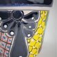 Mexico Pottery Talavera Hand-Painted Flower Pot 6" Blue